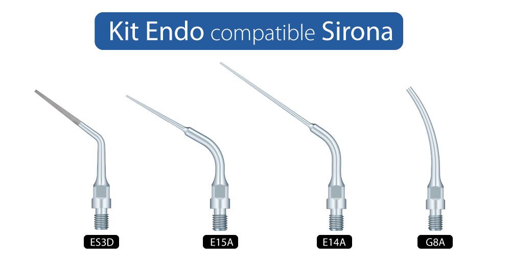 kit inserts endodontie sirona